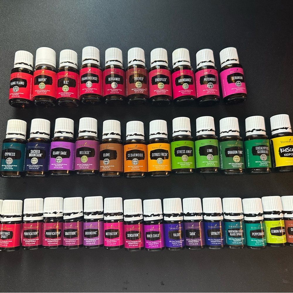 Young Living Essential Oil Lot of 38